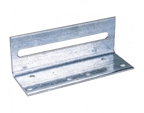 Скользящий перфорированный уголок Tech-Krep д 5,1 мм, оцинкованный 40х40х120х2,0 мм - накл