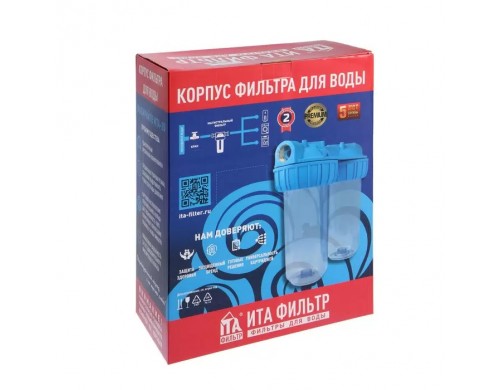 Корпус для фильтра ITA Filter F20125-1, для холодной воды, 15 л/мин, до 35° С, 1"