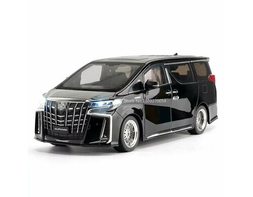Металлическая модель автомобиля Alphard MPV 1/18, Black