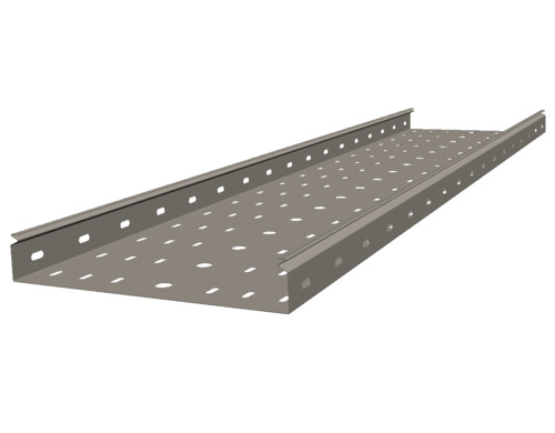 Лоток перфорированный ЛП100х65, 1,5мм., L=2500 (цинк)
